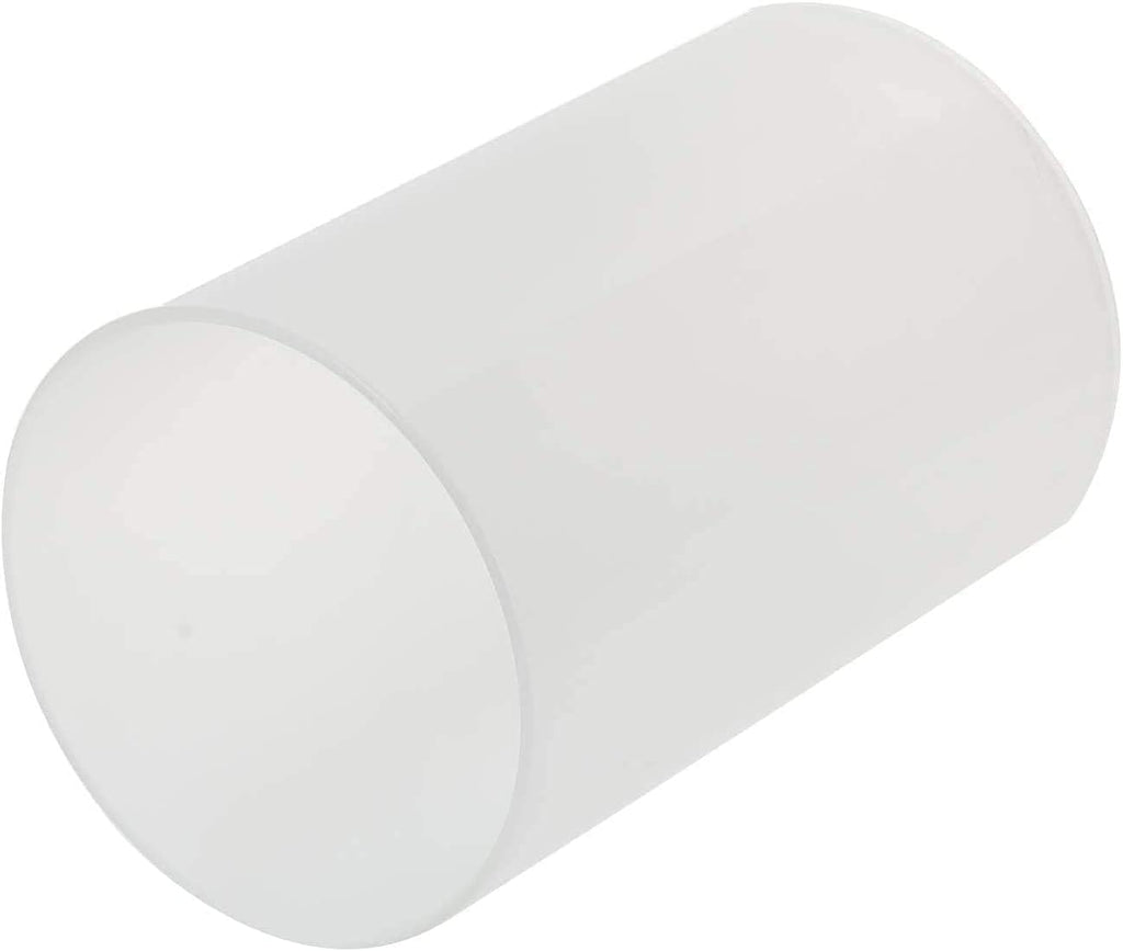 Frosted Glass Hurricane Candle Holders
