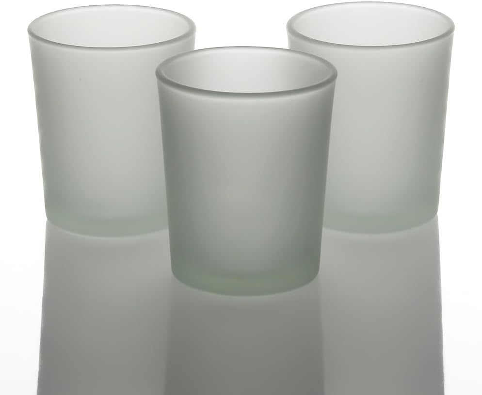 Frosted Glass Votive Holders