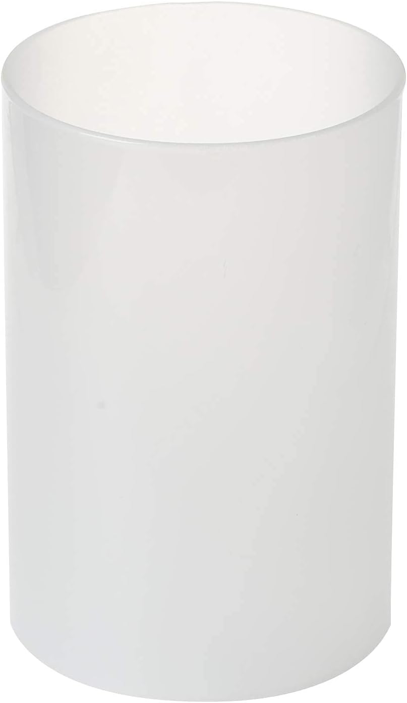 Frosted Glass Hurricane Candle Holders