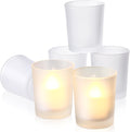 Frosted Votive Tealight Holders