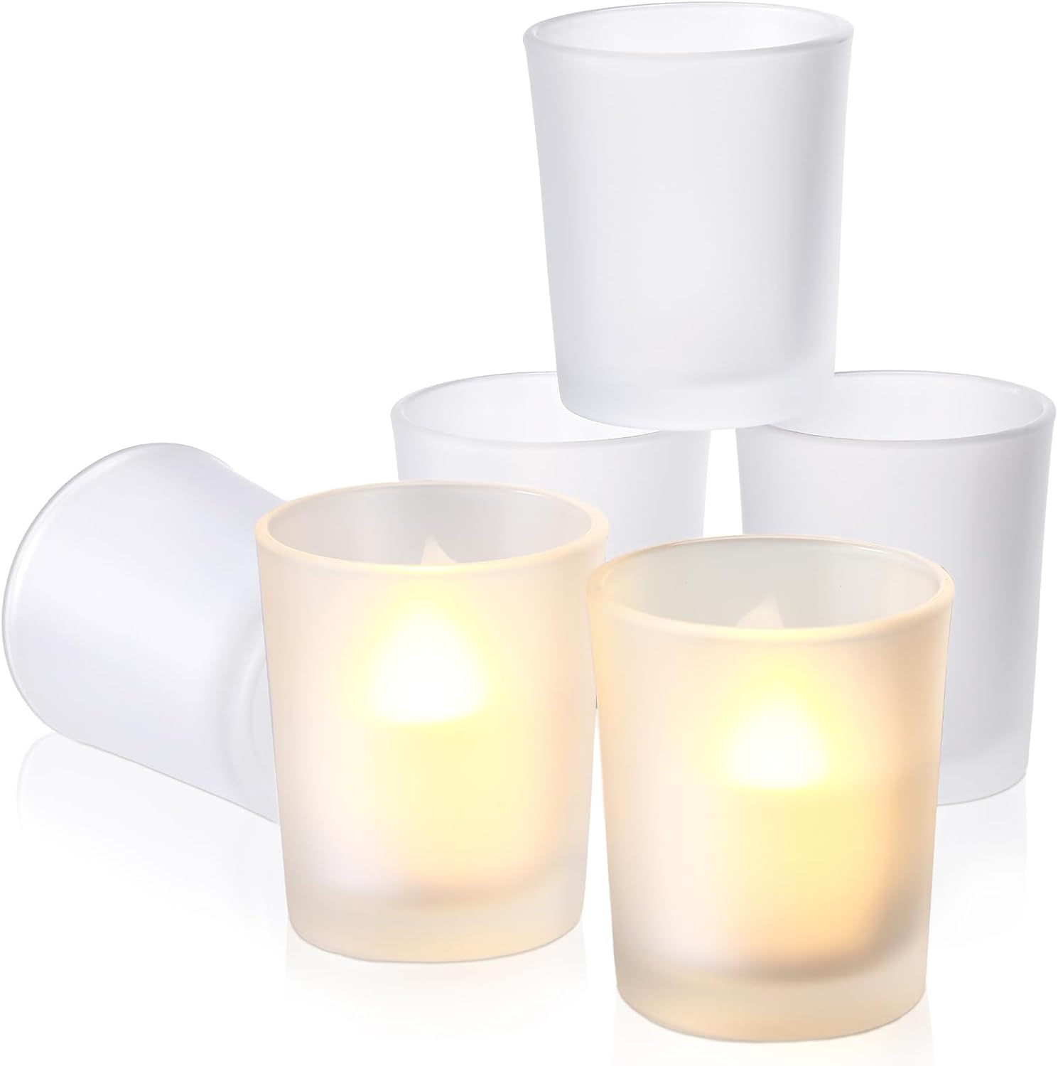 Frosted Votive Tealight Holders