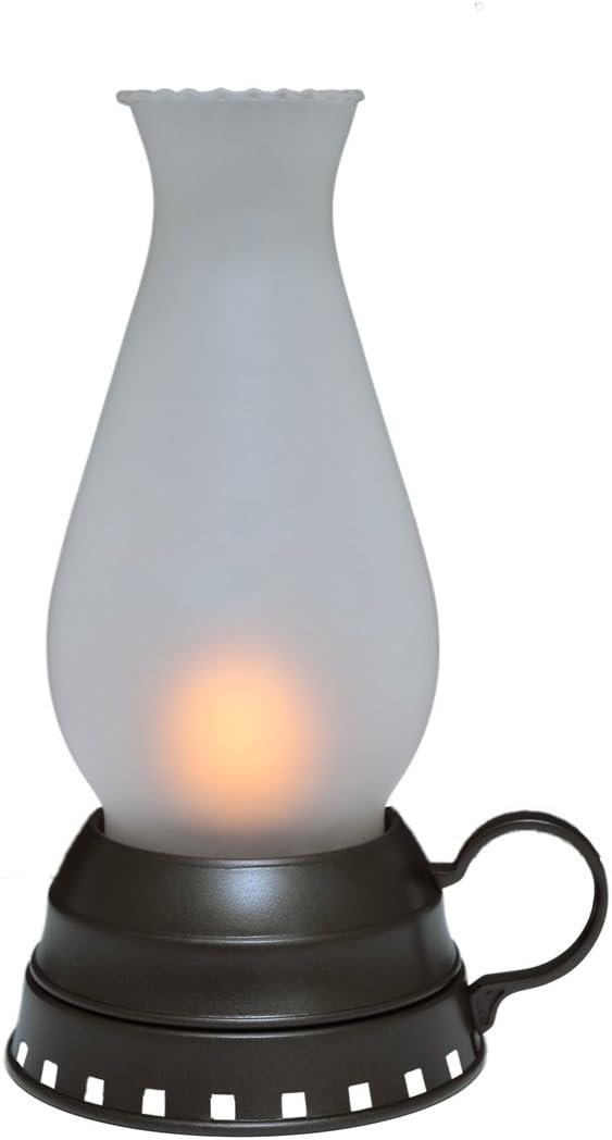 Vintage Bronze LED Candle Lantern