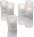 Frosted Glass Votive Holders