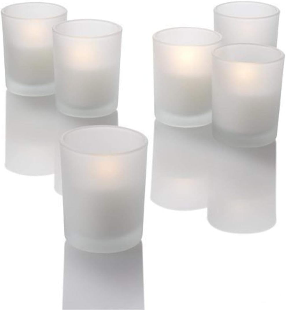 Frosted Glass Votive Holders