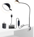 10W 31 Inch Flexible Gooseneck Clamp Desk Lamp