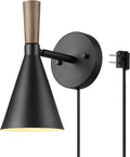Electric Matte Black Wall Sconce