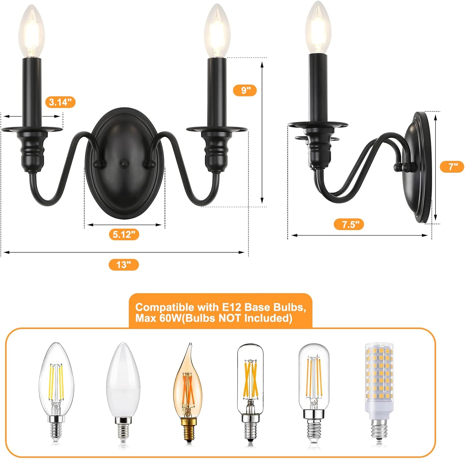 Black Wall Sconces