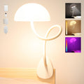 White Multicolor Clip On Reading Lamp