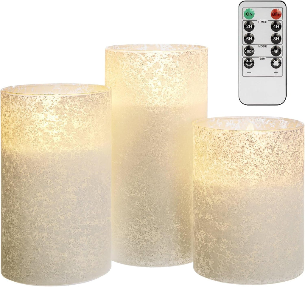 White Remote LED Flameless Candles