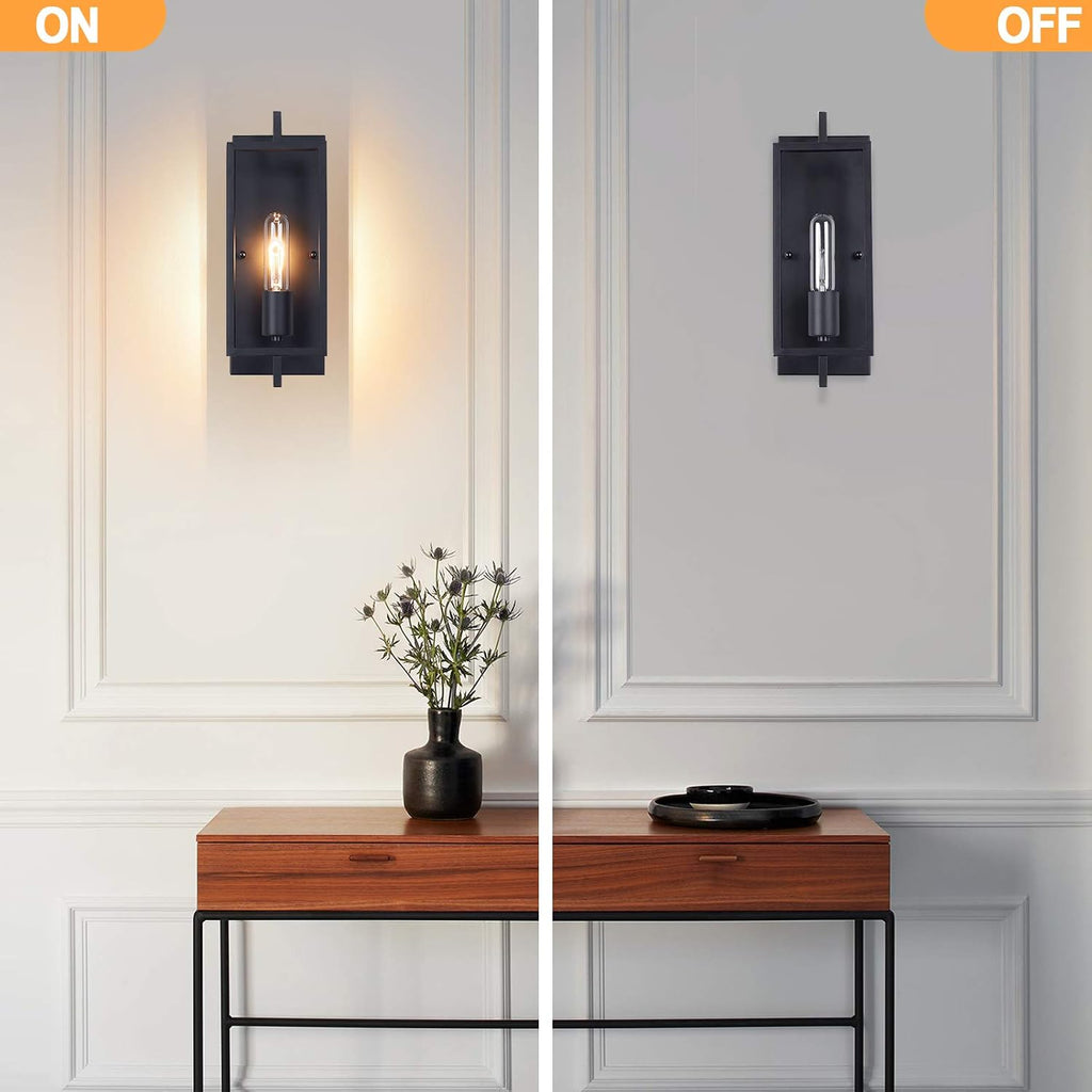 Black Industrial Wall Sconces
