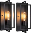 Black Industrial Wall Sconces