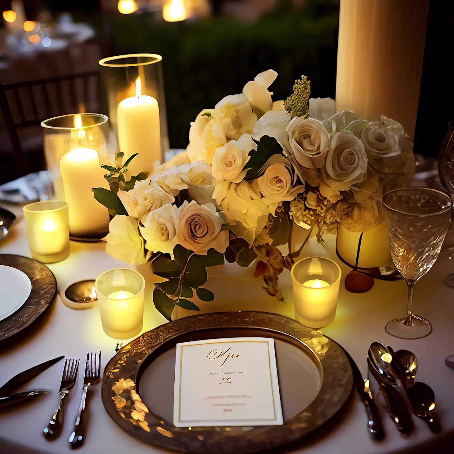 Frosted Votive Tealight Holders