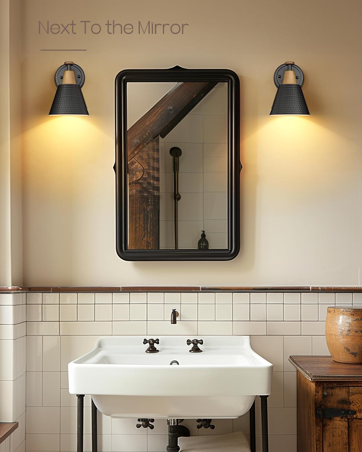 Black Metal Wall Sconces