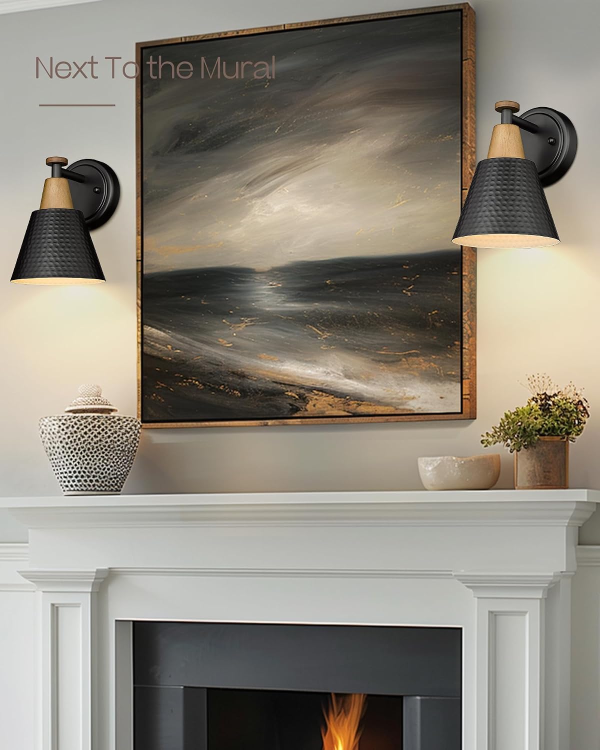 Black Metal Wall Sconces