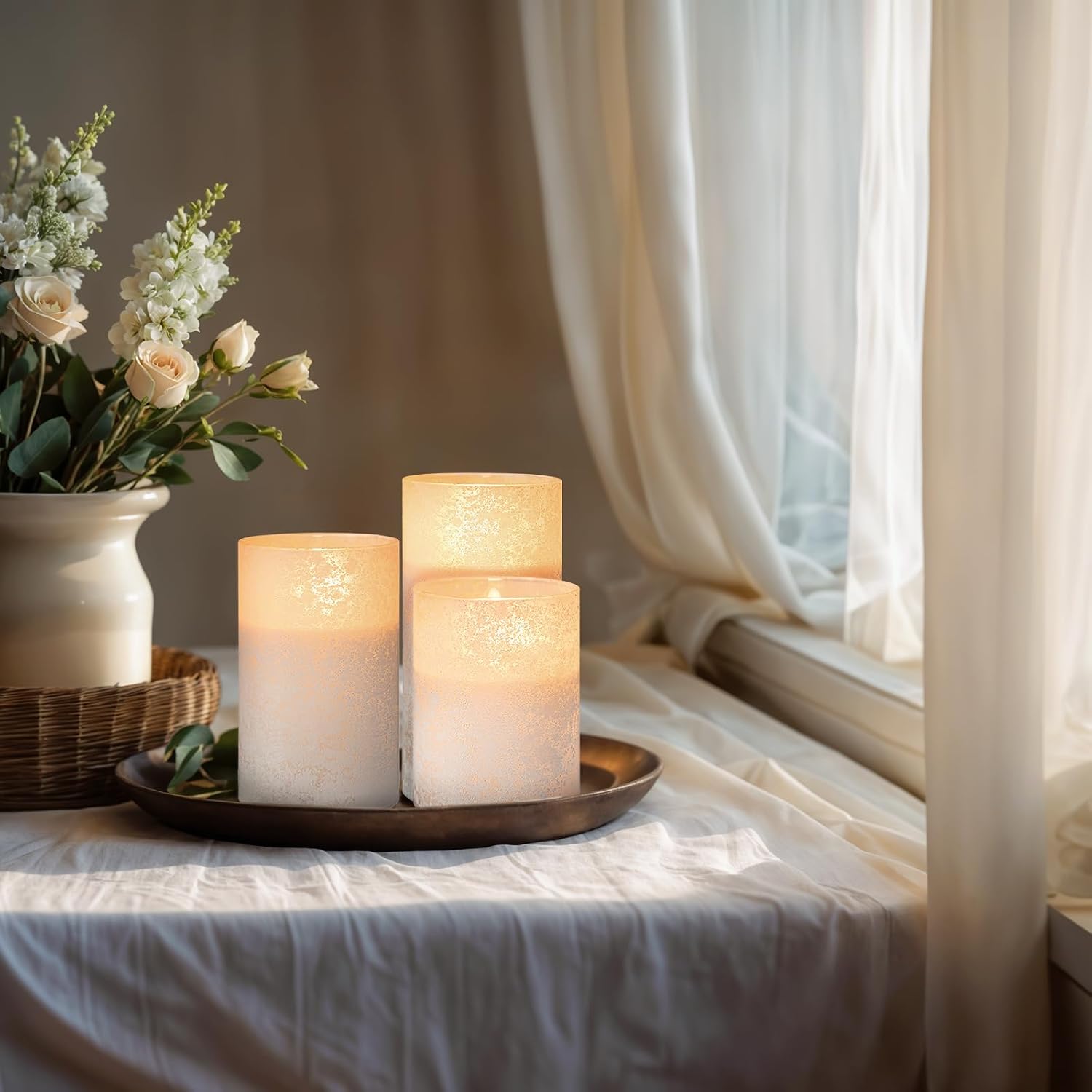 White Remote LED Flameless Candles
