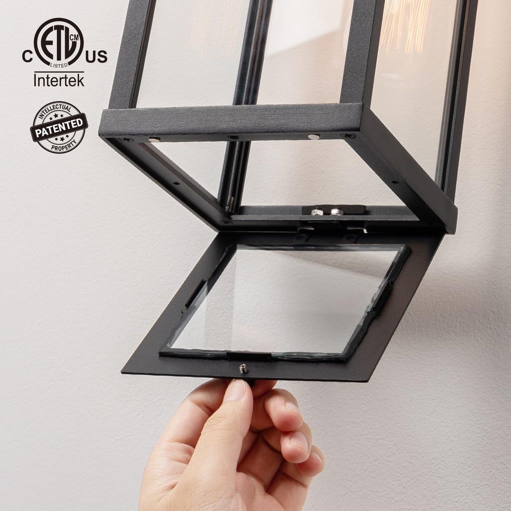 Black Outdoor Wall Sconce