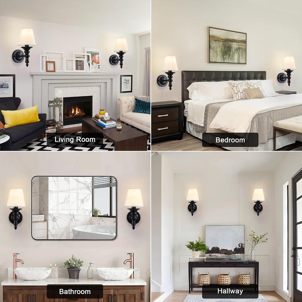 Farmhouse Black Wall Sconces